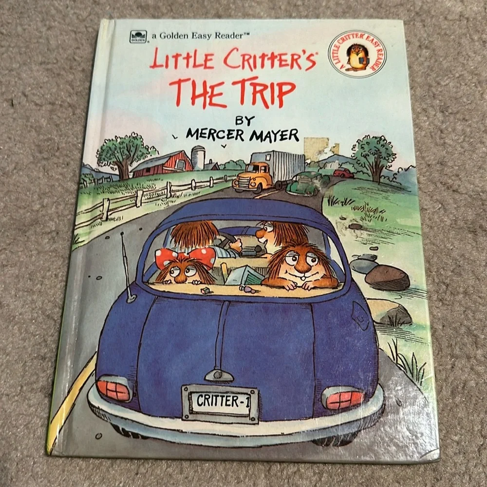 Mercer Mayer Vintage Book Lot 4 Little Critter Golden Shape Book 1982